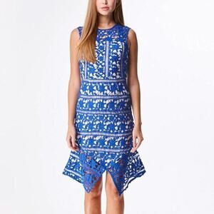 cooper st blue lace dress Women's COOPER ST Sandy Shore Flounce Hem Dress, Size 2